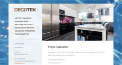 Desktop Screenshot of decotek.fi