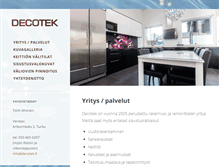 Tablet Screenshot of decotek.fi